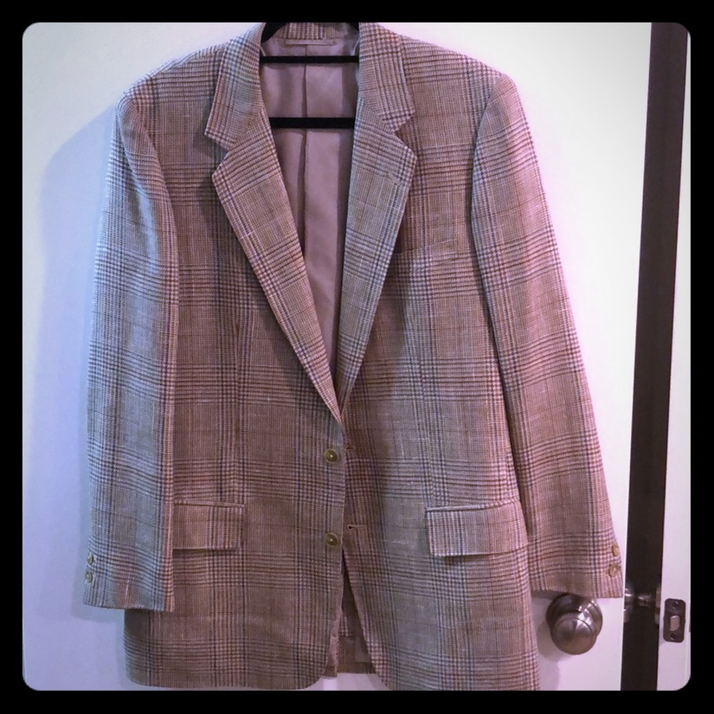 Tan patterned Men’s Sport Coat